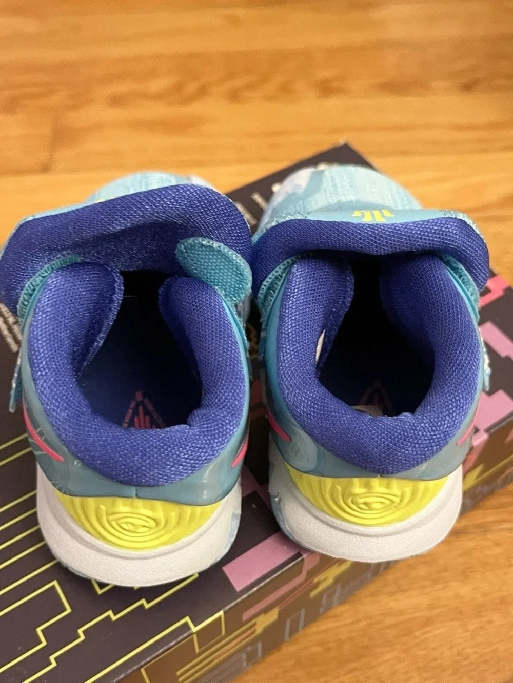 Nike Kyrie 6 Pool (TDV) Blue Pink Infant Toddler Size 5C DA5170 409